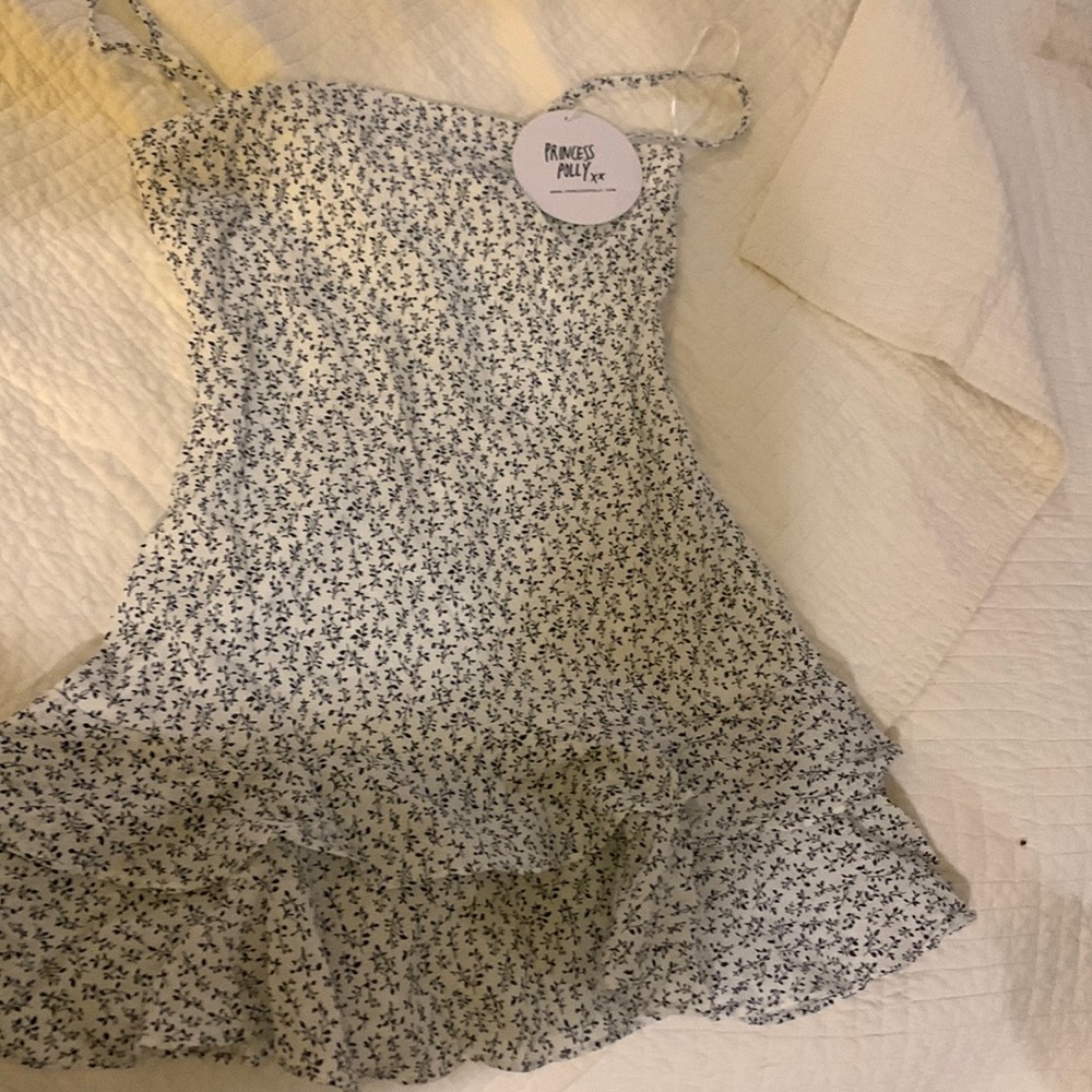Princess Polly mini dress with ruffle bottom